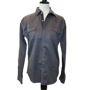 Men's‎ Outlander Charcoal Casual Button Down Shirt S